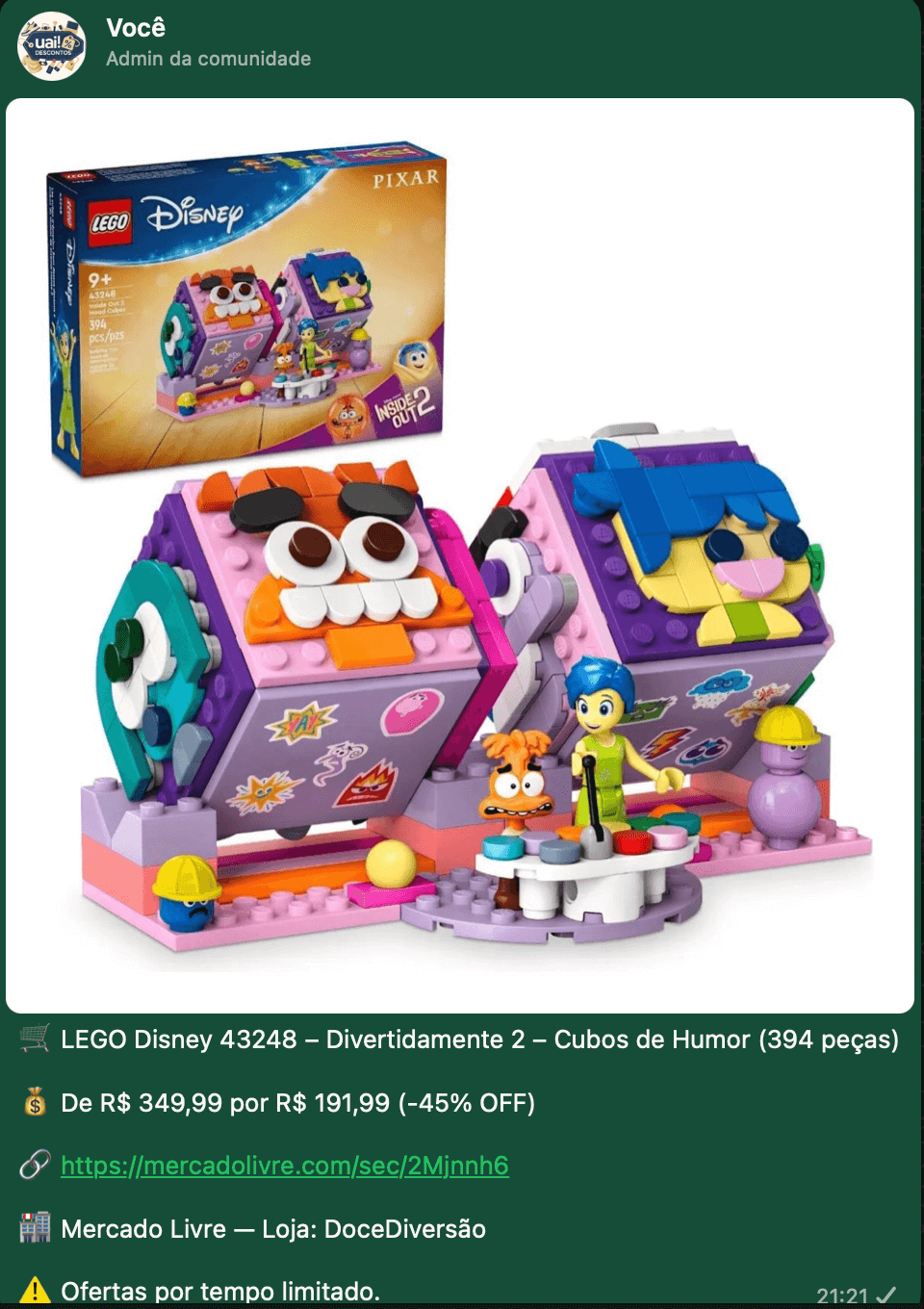 Oferta Amazon, Mercado Livre, Nike ou Adidas - Promoção Verificada UAI Descontos